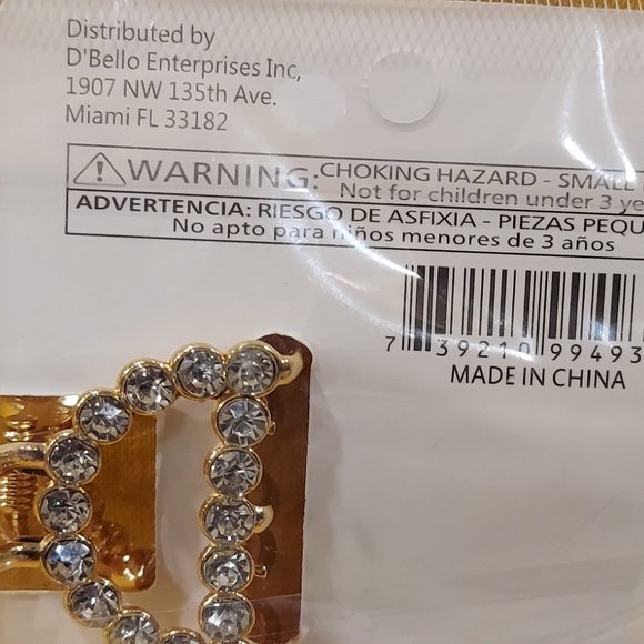 D'Bello Purse and Straight Pearl Hair Clips - Picture 5 of 5